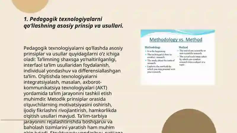 Pedagogik texnologiyalarni qoʻllash metodikasi 3