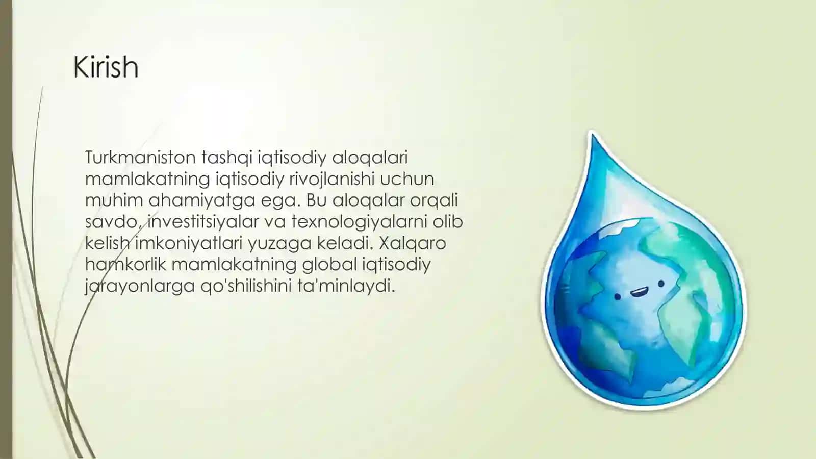 Turkmanistan tashqi iqtisodiy aloqalari. 3