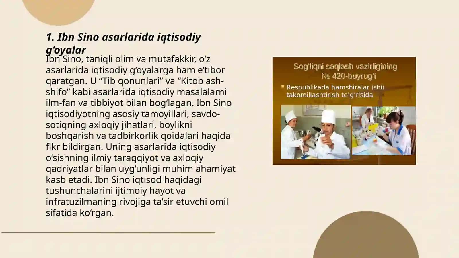 Abu ali Ibn Sino asarlarida iqtisodiy tarbiya 3