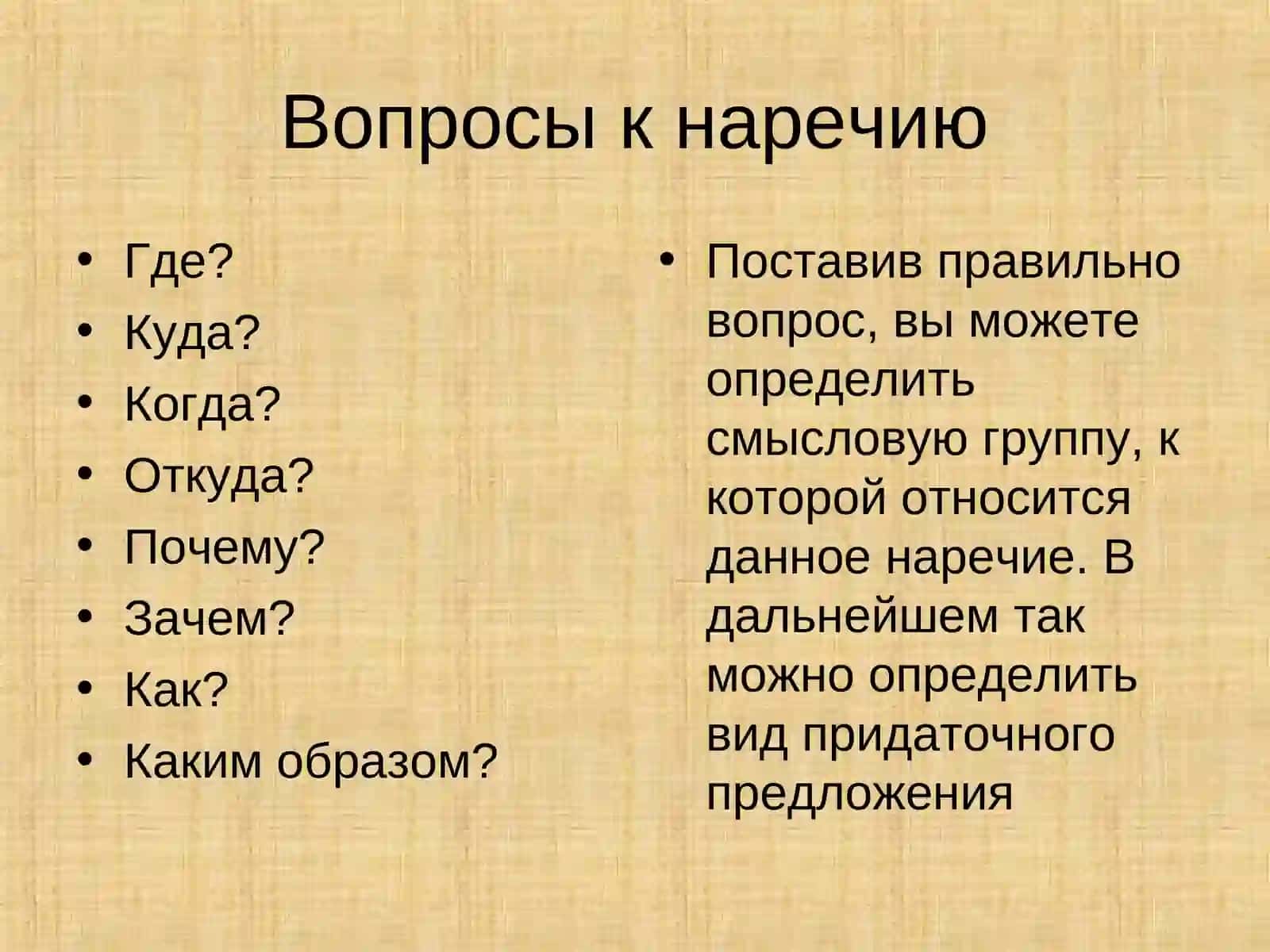 Наречие как часть речи 3
