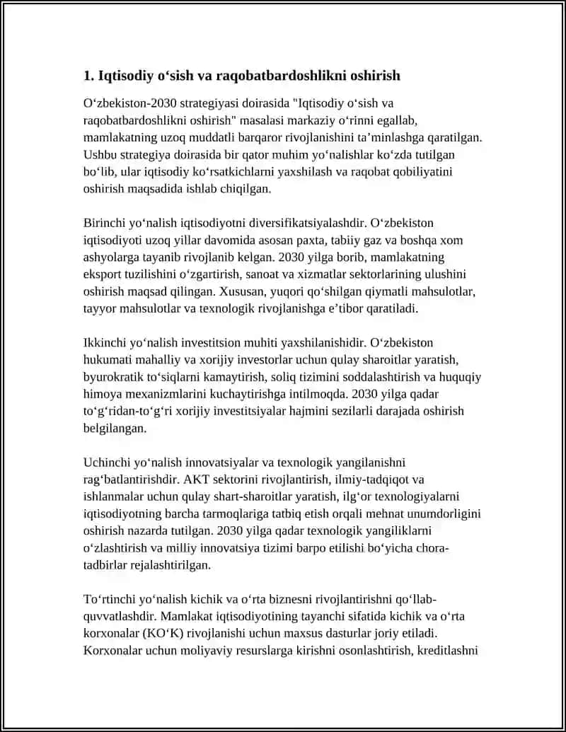O'ZBEKISTON-2030 STRATEGIYASI 3