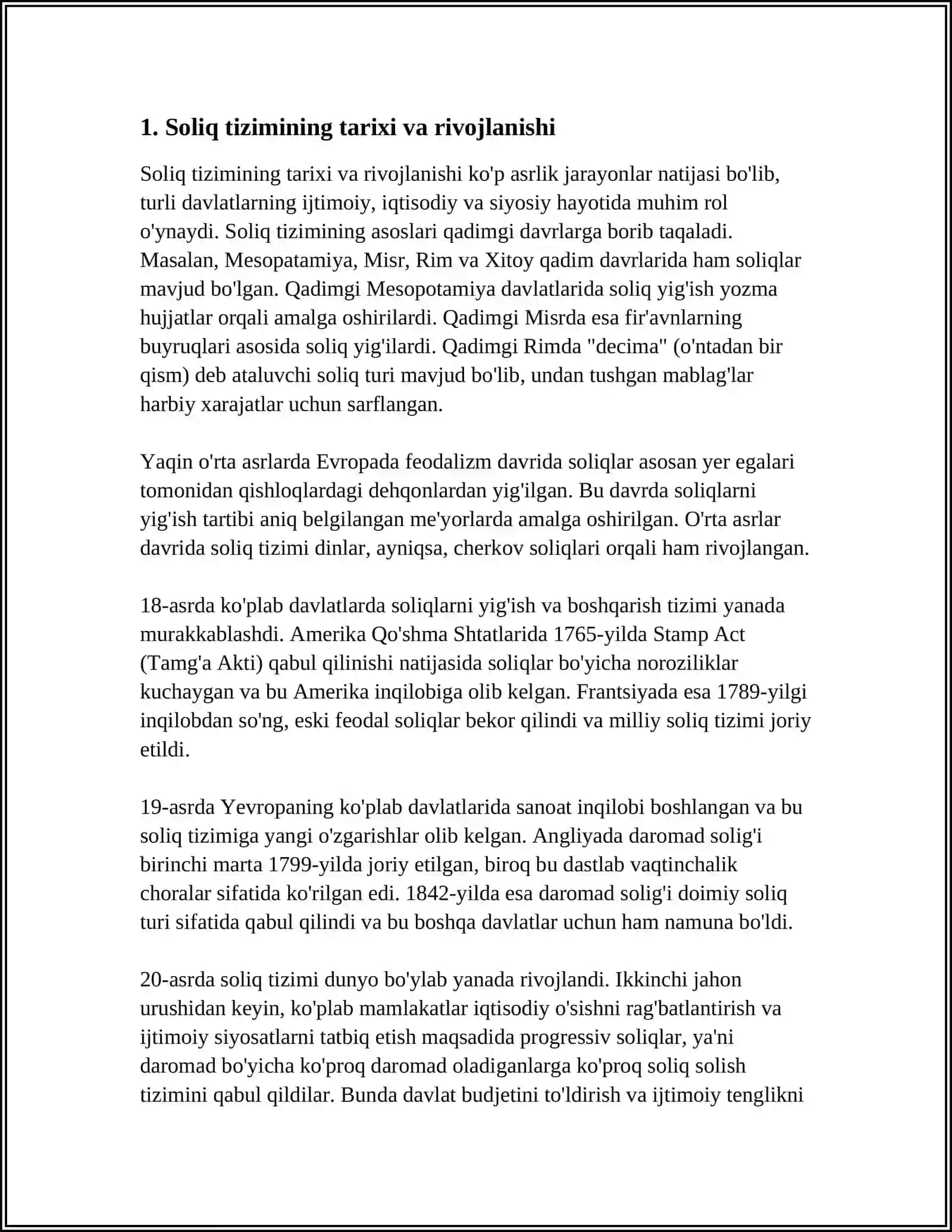 SOLIQ TIZIMI VA UNING IQTISODIY AHAMIYATI 3