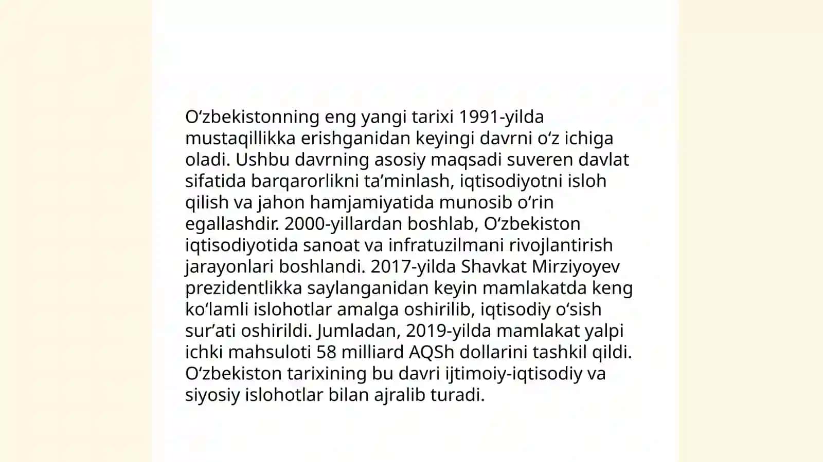 Oʻzbekistonning eng yangi tarixi fanining predmeti maqsadi va vazifalari nazariy metodologik tamoyillari 3