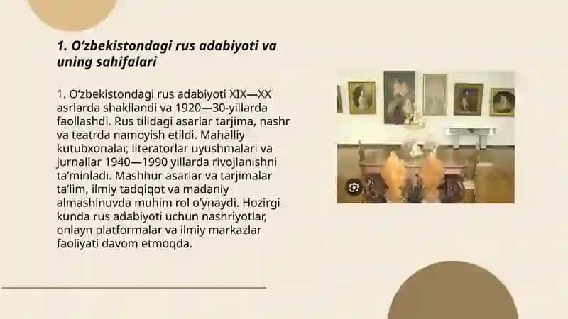 Oʻzbekistondagi rus adabiyoti va uning sahifalari 3