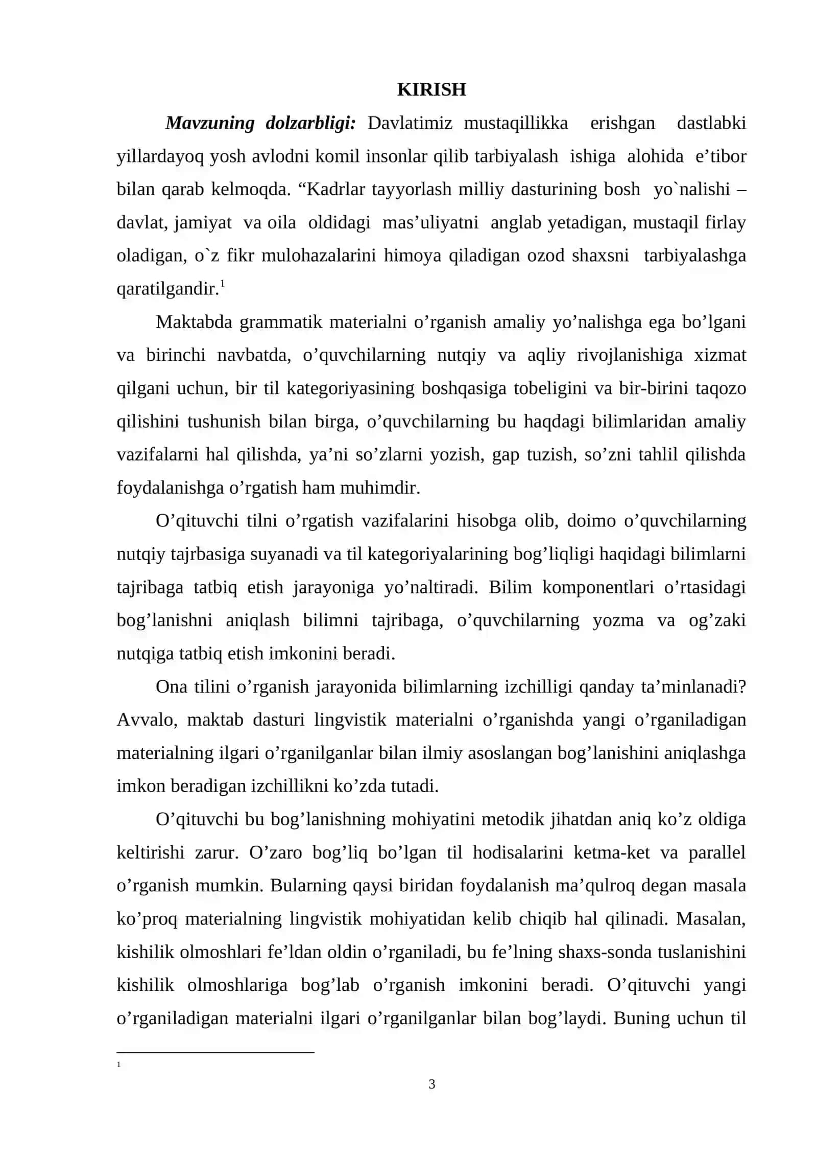 Boshlang`ich sinflarda so`z tarkibi mavzusini o`rgatish metodikasi 3