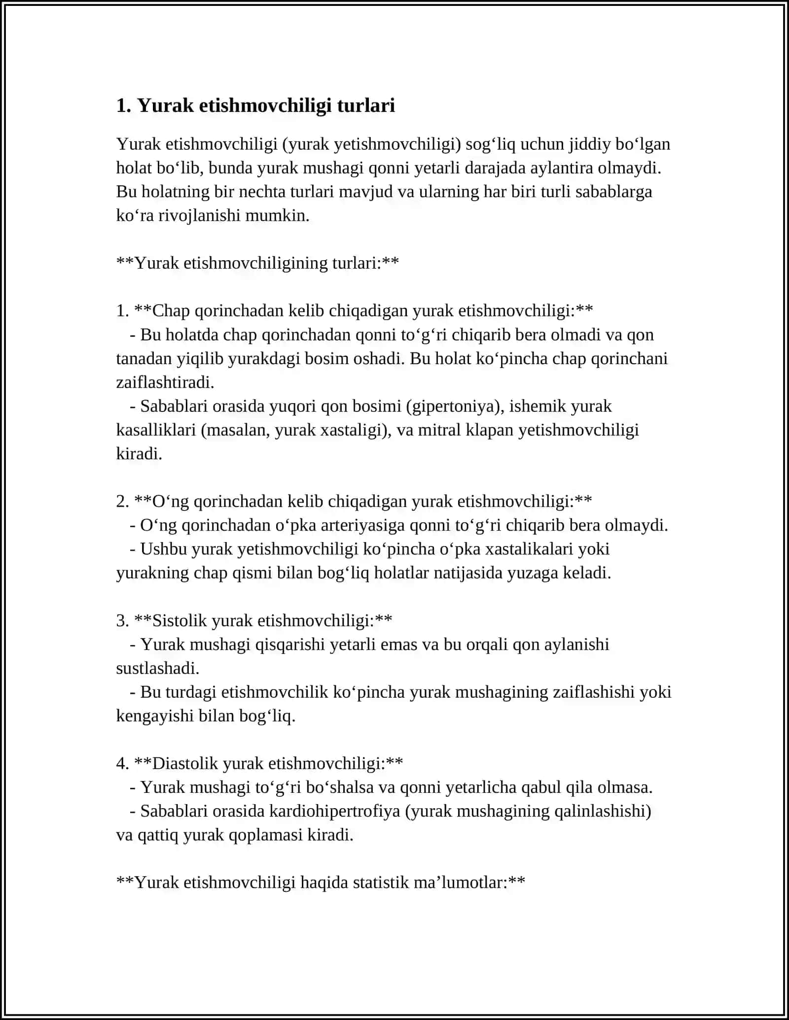 OTKIR VA SURUNKALI YURAK ETISHMOVCHILIGIDA KARDIOTONIK VOSITALARNING AHAMIYATI 3