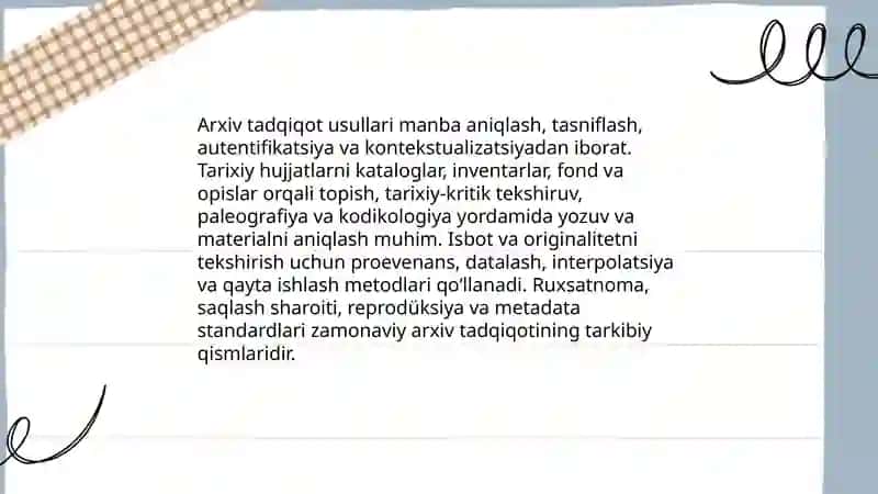 Maxsus tarixiy usullar 3