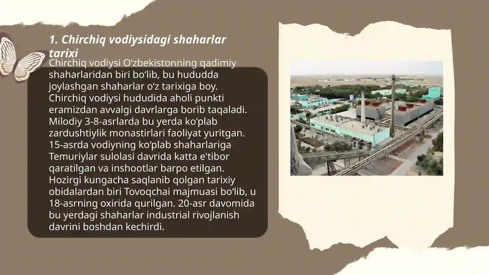 Chirchiq va Angren vodiysi órta asr shaharlar uzbanizatsiyasi 3