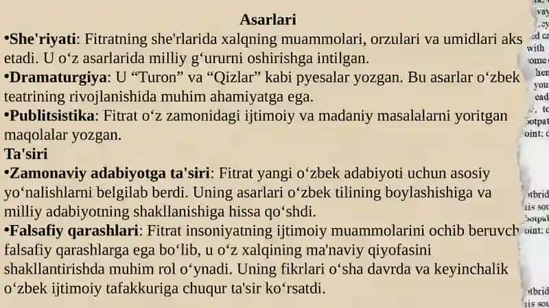 Abdurauf Fitratning "Rahbarinajot" risolasidagi "Baxtsizodamlarning ikki toifasi"ga oid qarashlari 3