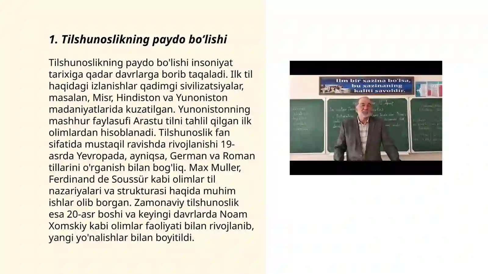 Tilshunoslik tarixidagi maktablar va yo’nalishlar 3