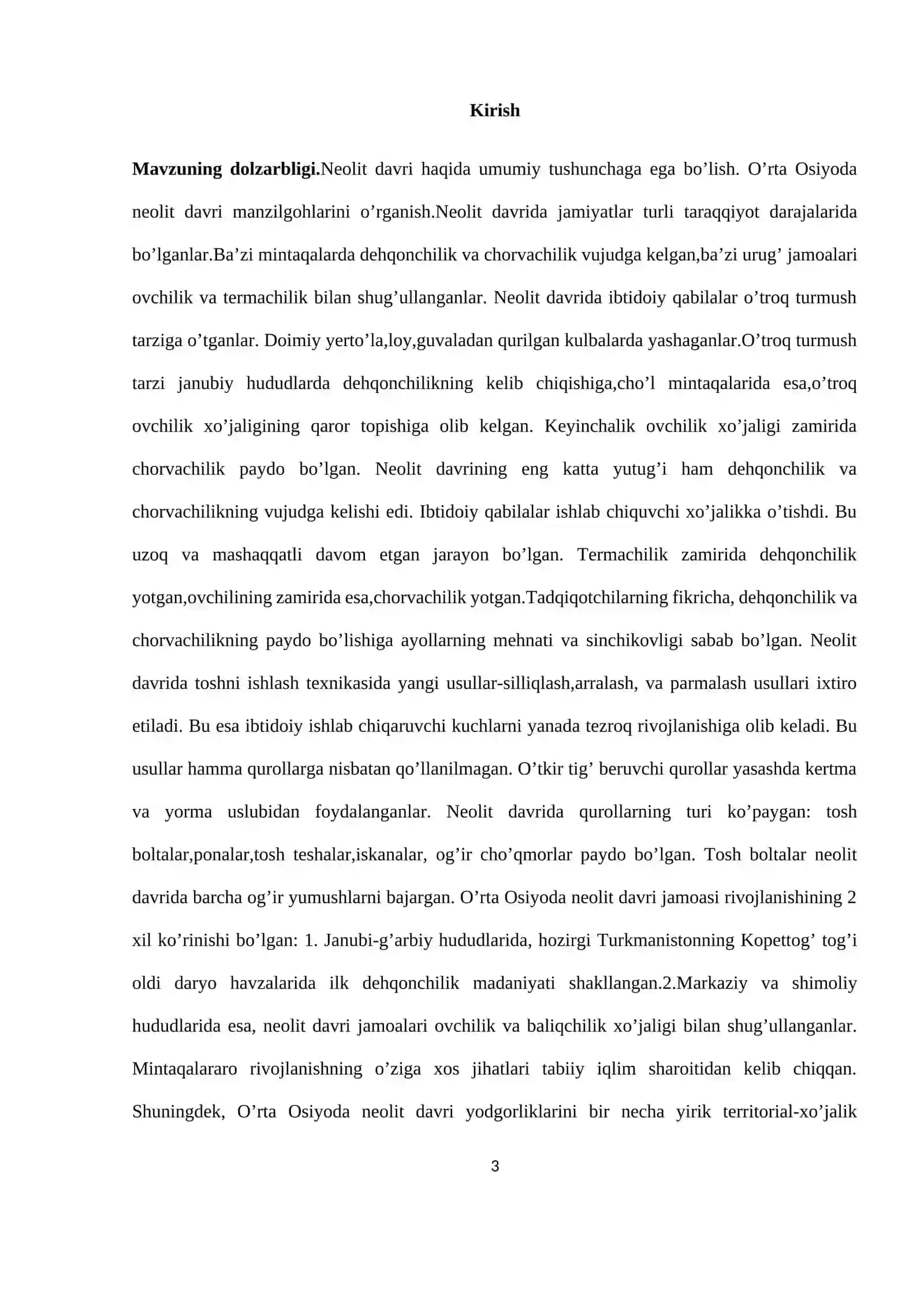 O’rta Osiyo arxeologiyasi 3