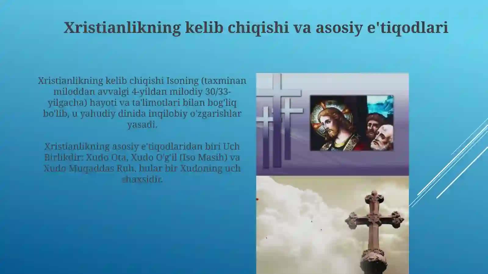 Xiristiyanlik dini tarixi va mohiyati 3