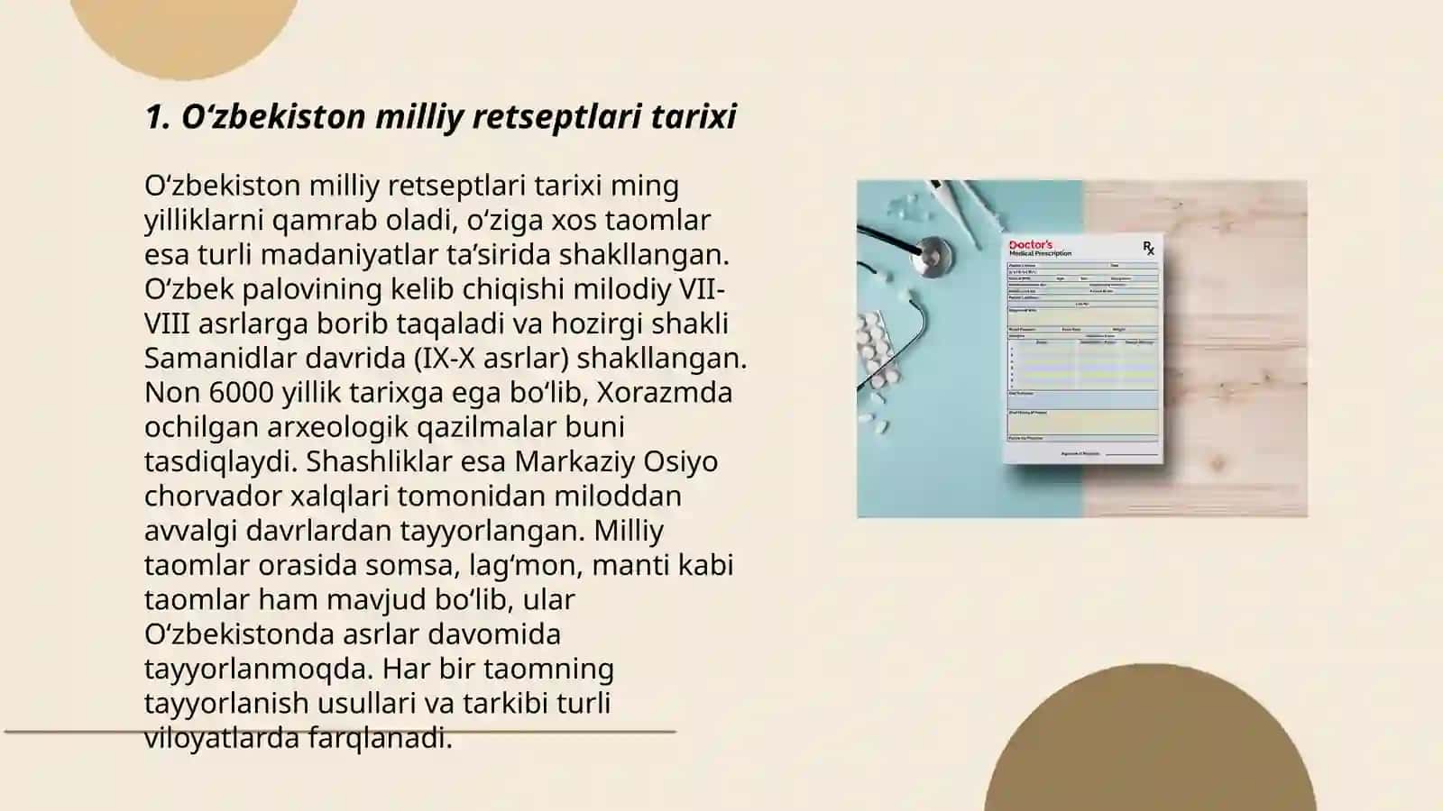 O'zbekiston milliy retseptlari tarixi 3