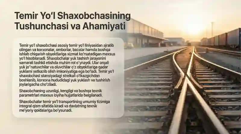 Temir yoʻl shaxobchasini ekspluatatsiyasi shartnomasi loyihasini tuzish 3