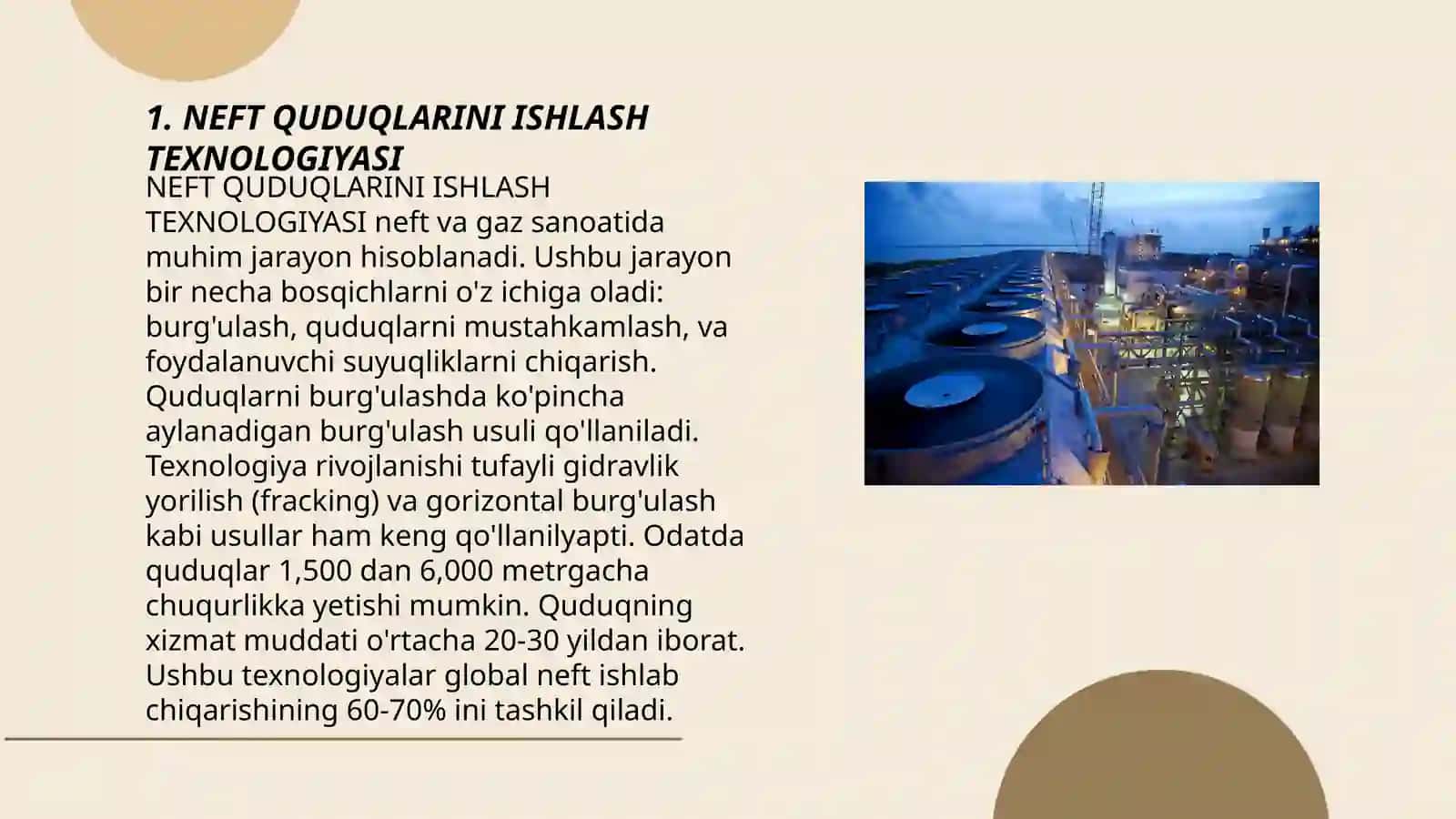 Neft konlarini ishlashda quduq tubi jihozlari 3