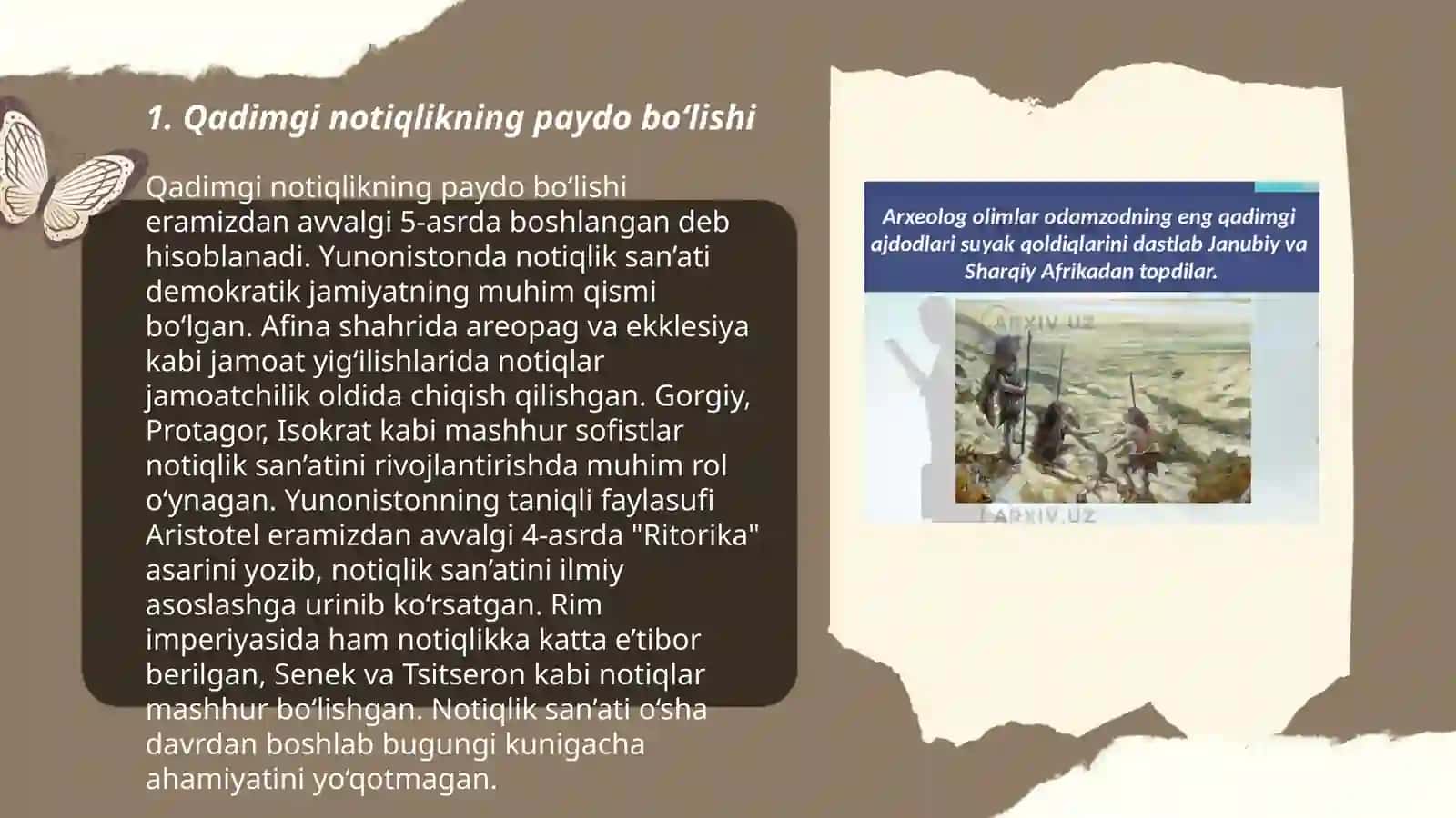 Qadimgi va hozirgi notiqlik turlarini tasnifi 3