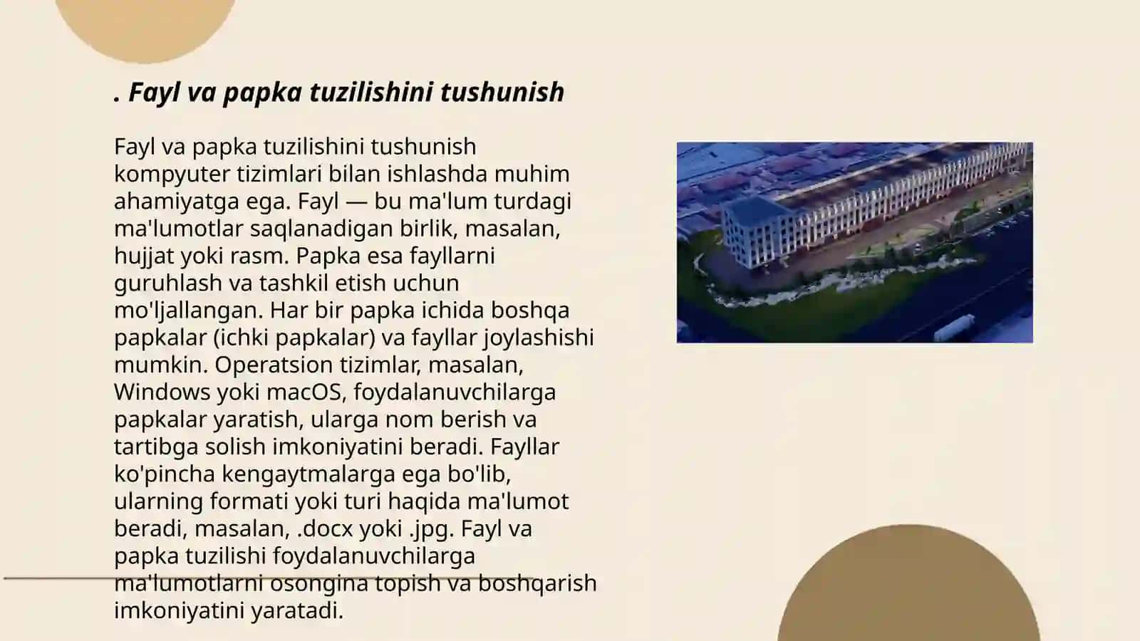 Windows OT muhutid papka va fayillar bilan ishlash 3