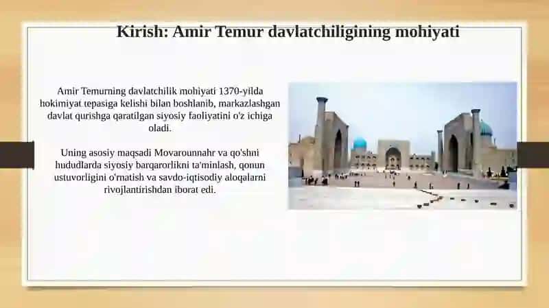 Amir Temur buyuk davlat arbobi 3