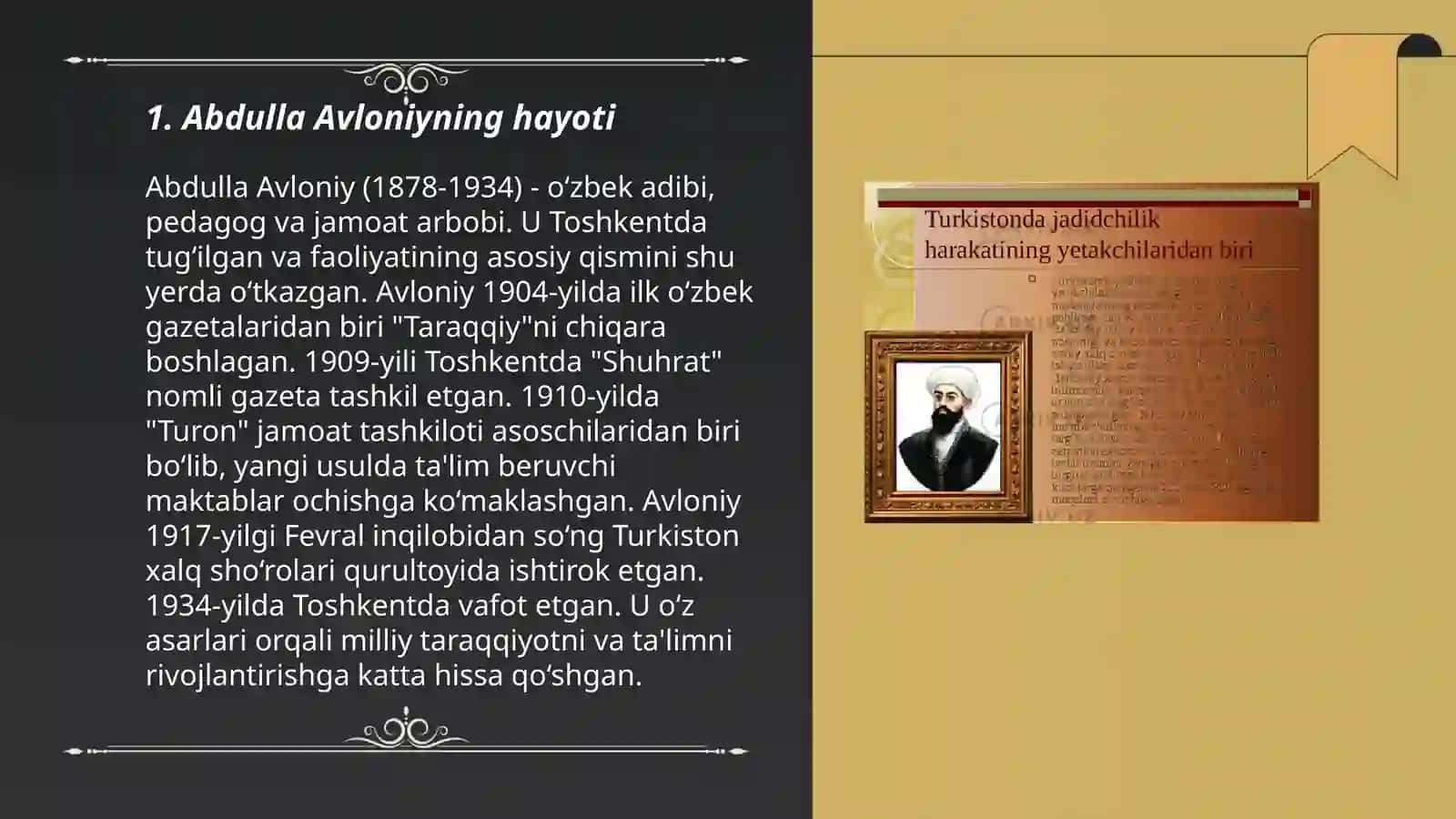 Abdulla Avloniyning adabiy merosi 3