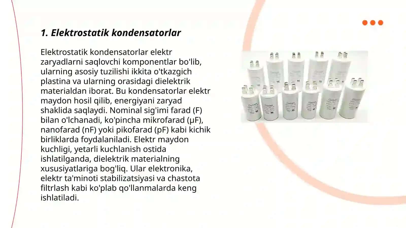 Kondensator turlari.Kondensator konstruksiyalari 3
