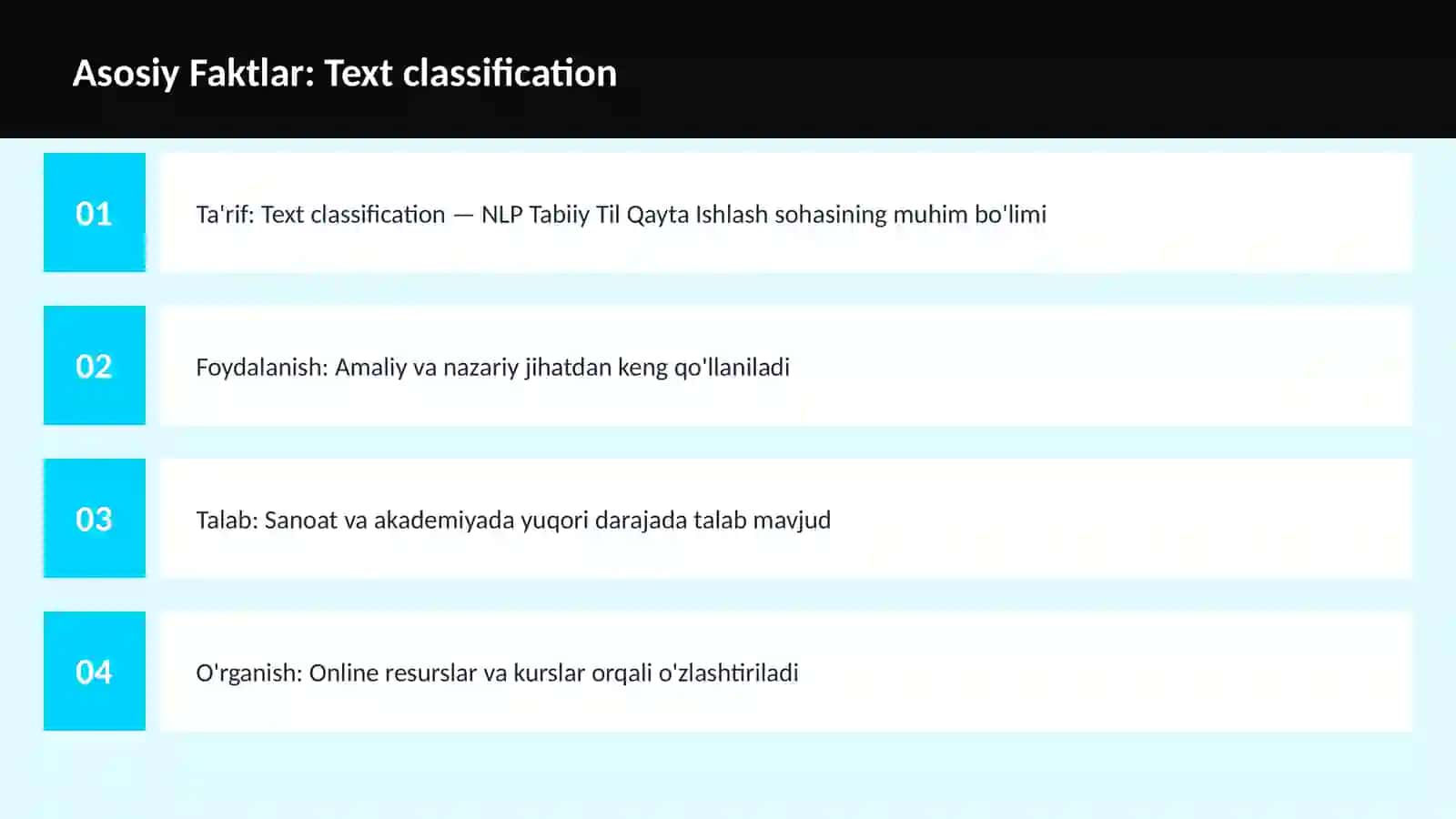 AI | NLP TABIIY TIL QAYTA ISHLASH 3