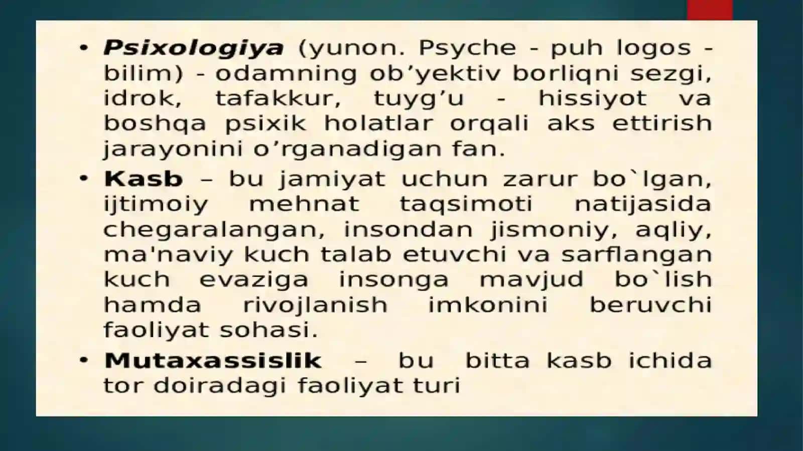 16-mavzu: Kasbiy moslashuv va ijtimoiy psihologik moslasuv 3