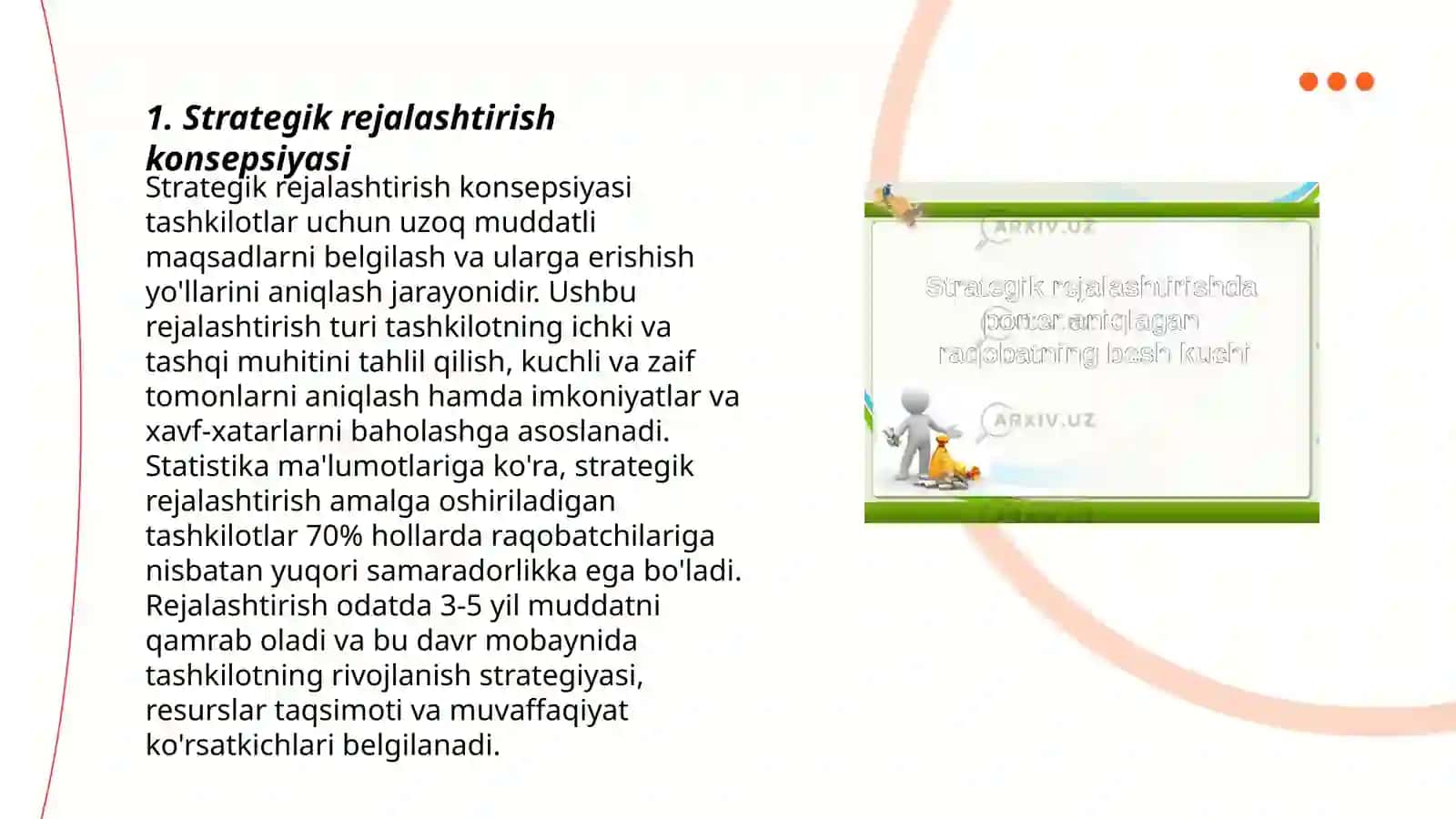 Strategik rejalashtirish konsepsiyasi 3