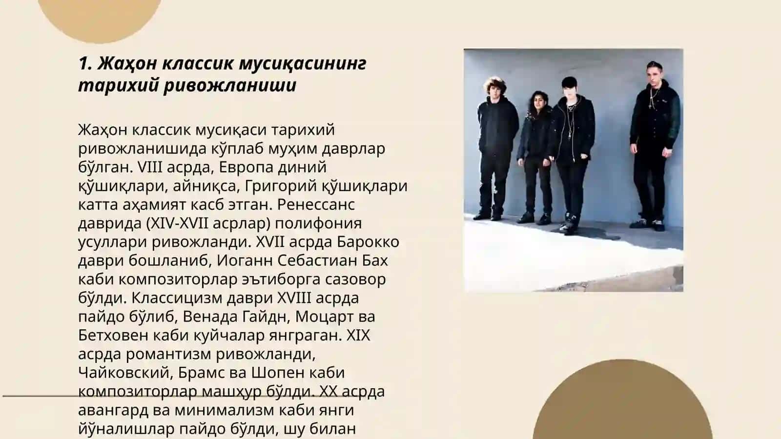 Жаҳон классик мусиқасининг тарихий ривожланиши 3