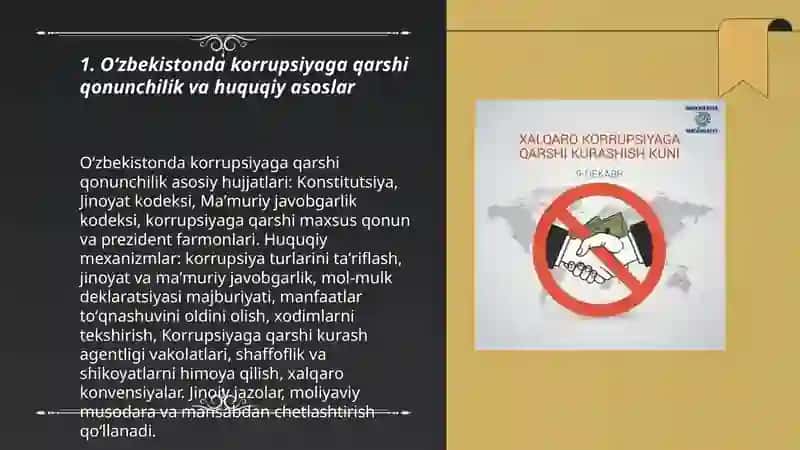 Oʻzbekistonda korrupsiyaga qarshi kurash mexanizmlari 3