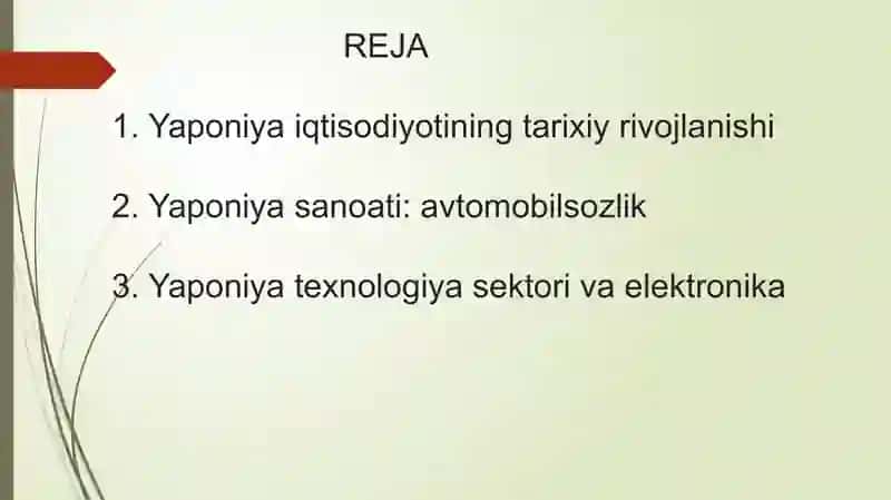 YAPONIYA IQTISODIYOTI VA UNING O’ZIGA XOS JIHATLARI 3