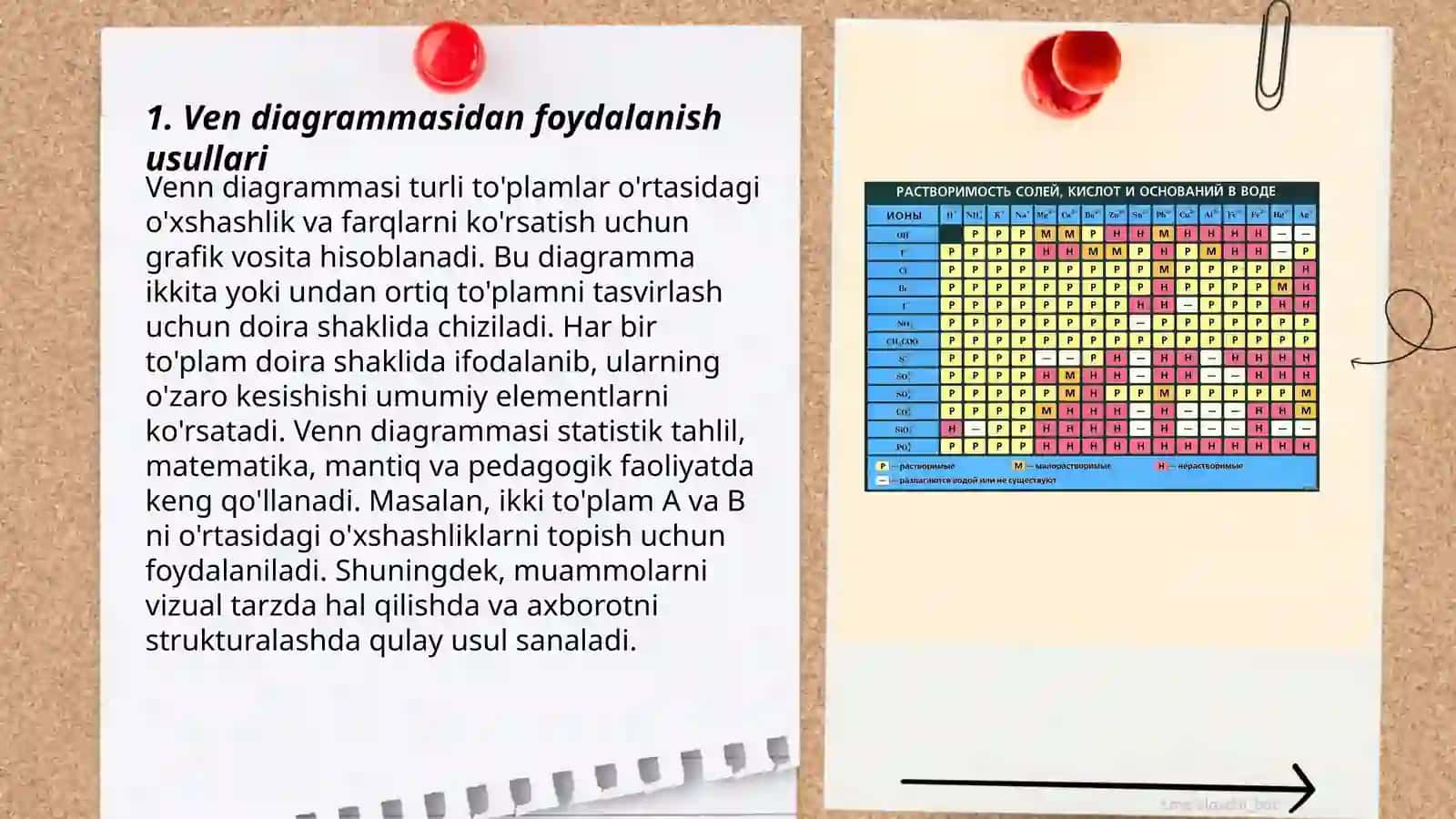 Tabiy fanlarni oʻqitishda grafikli organeyzerlardan foydalanish 3