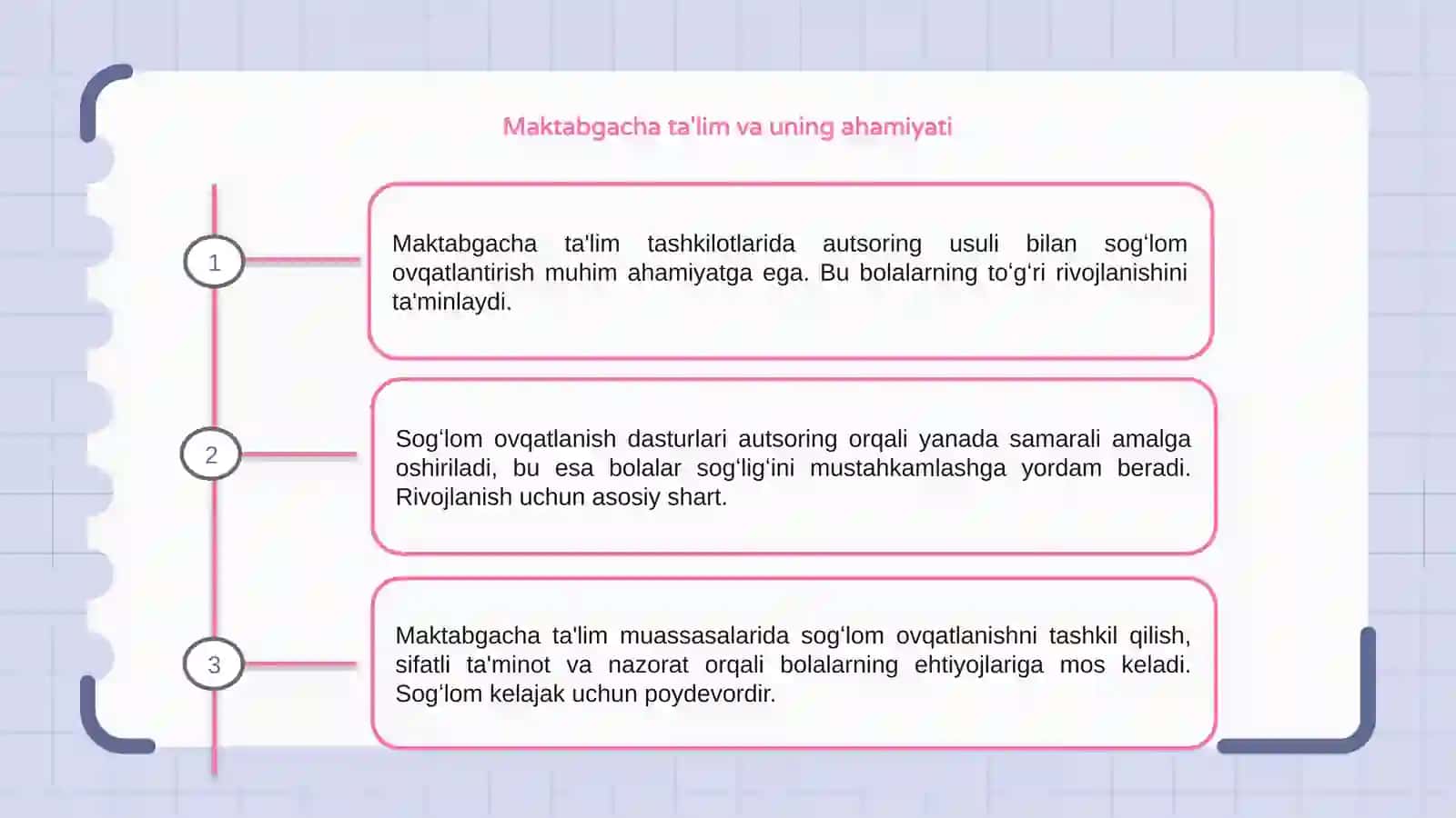 Maktabgacha ta'lim tashkilotlarida autsoring usulida sogʻlom ovqatlantirish 3