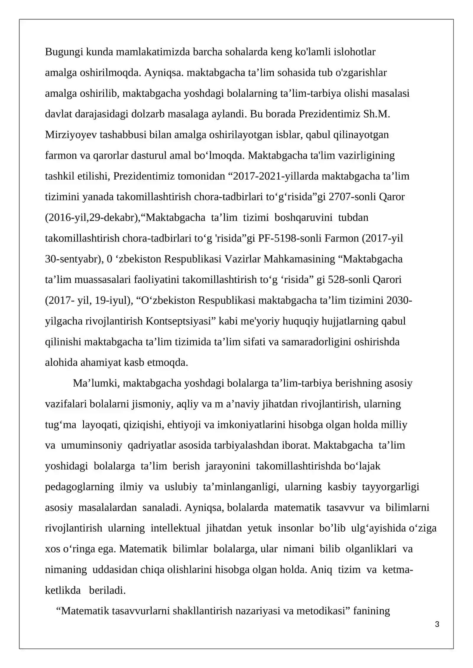 MATEMATIK TASAVVURLARNI SHAKLLANTIRISH NAZARIYASI VA TEXNOLOGIYALARI 3