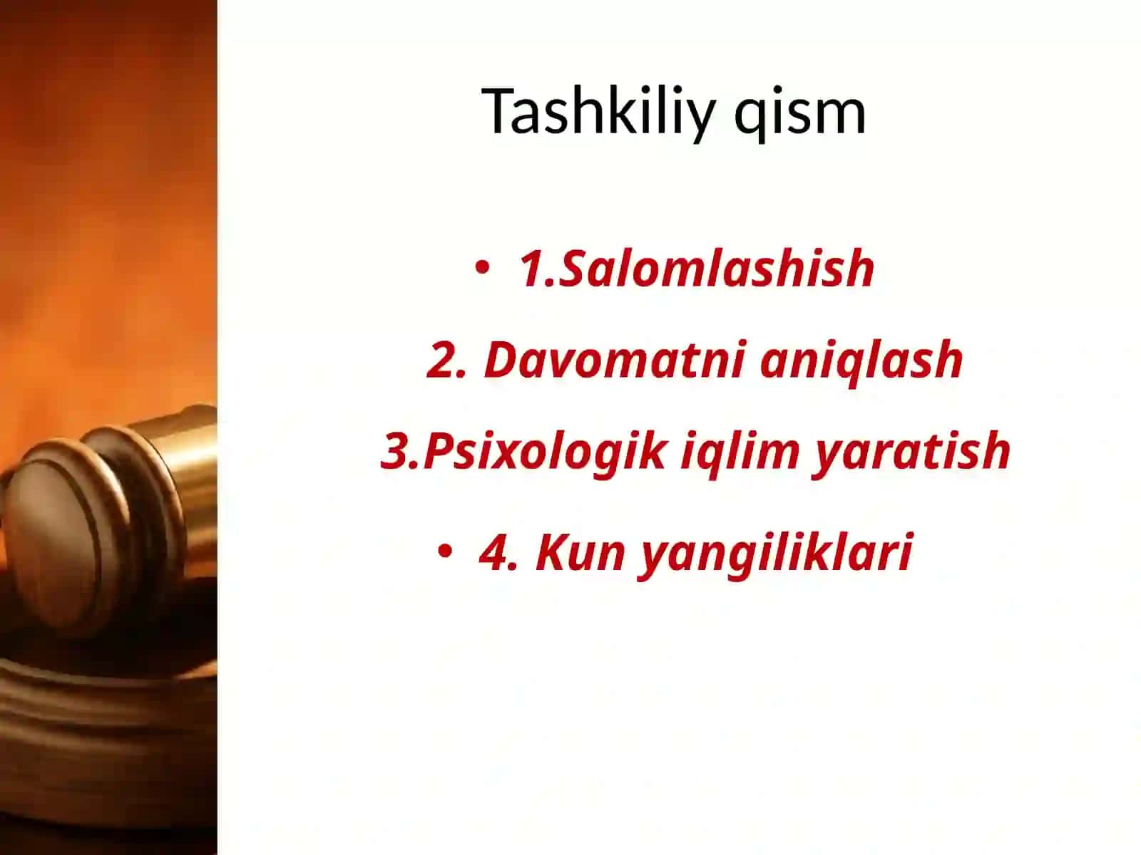 8-sinf Huquqdan ochiq dars ishlanma. O'zbekiston Respublikasi sud tizimi (Sud hokimiyati) 3