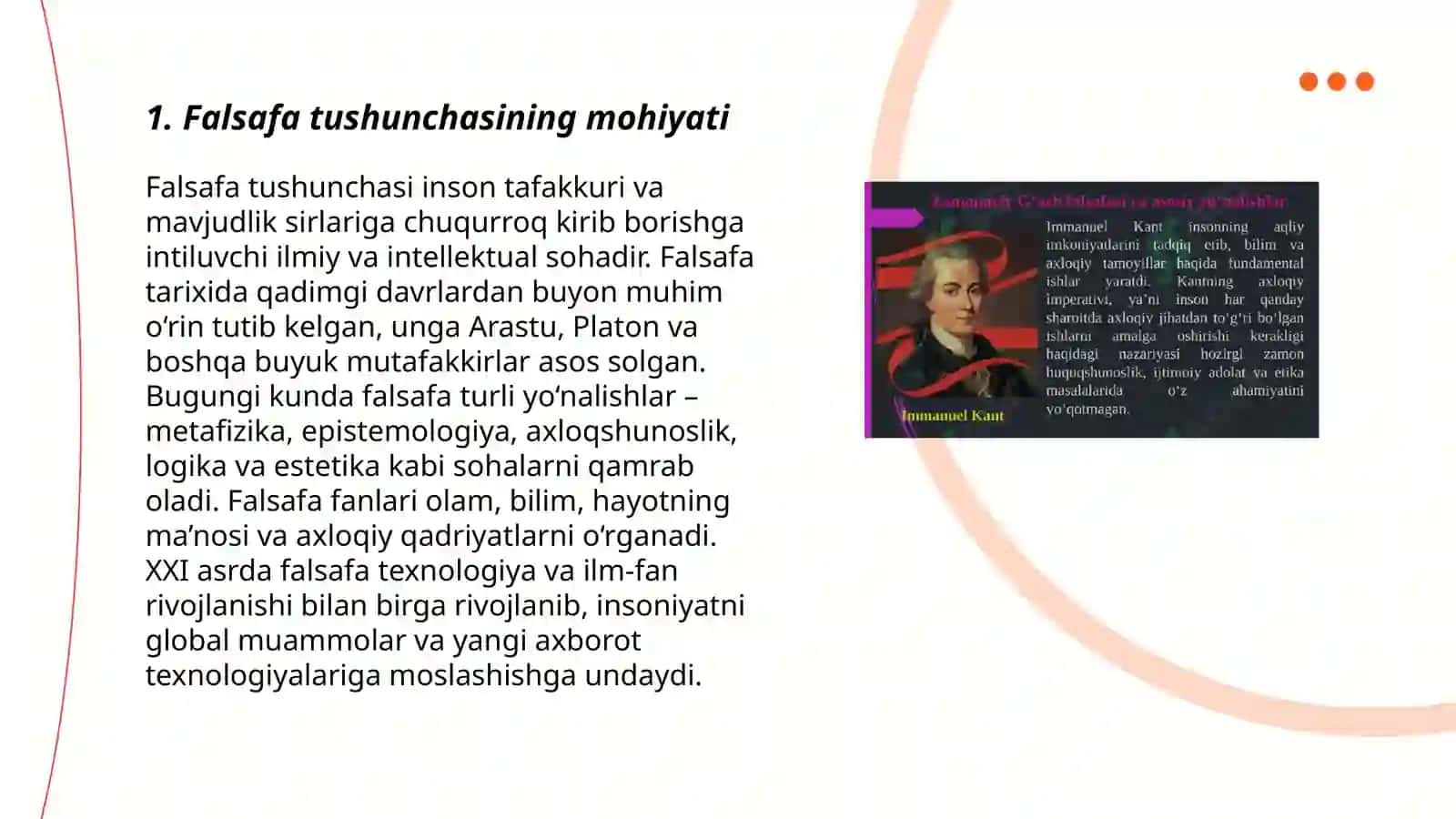 Falsafaning mohiyatiga oid Sharq va G’arb mutafakkirlari ta’riflari 3