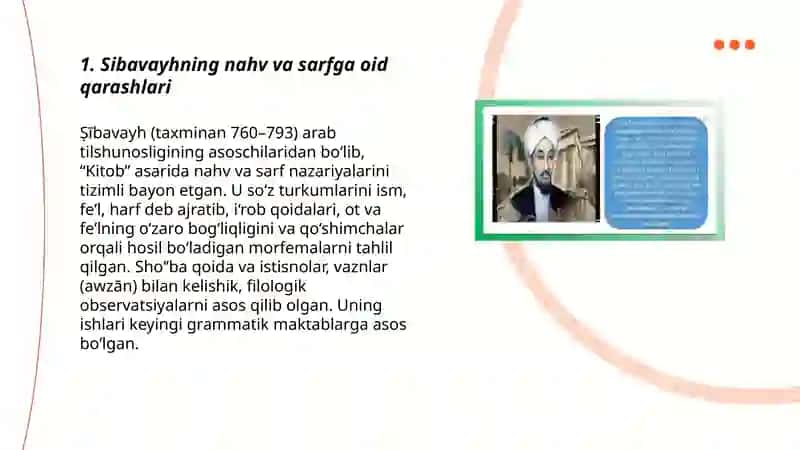 Sharq mutafakkirlarining tilshunoslikka oid qarashlari 3