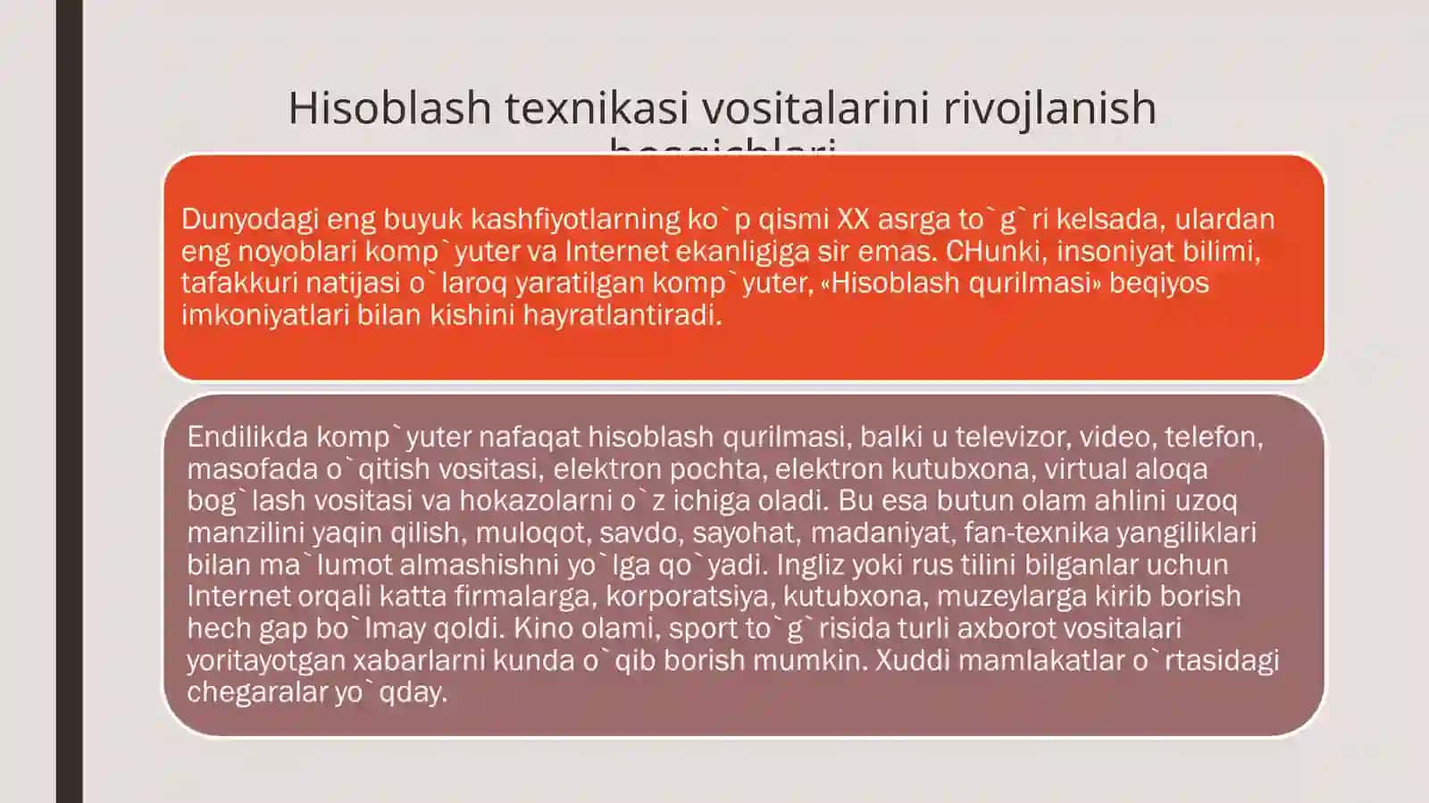 TEXNIK VOSITALARNING RIVOJLANISH TENDENSIYALARI 3