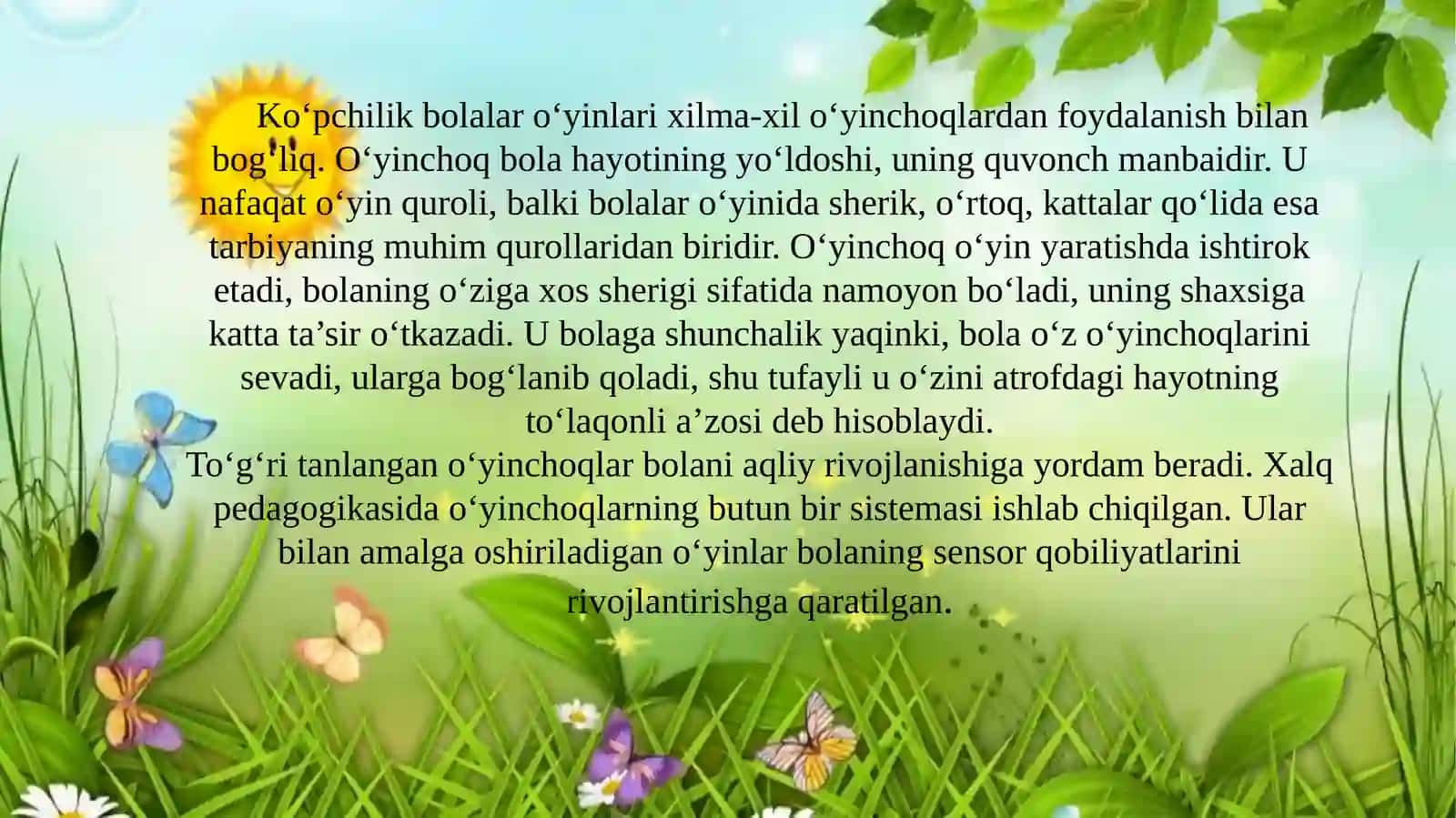BOLATARBIYASIDA O‘YINCHOQNING AHAMIYATI 3