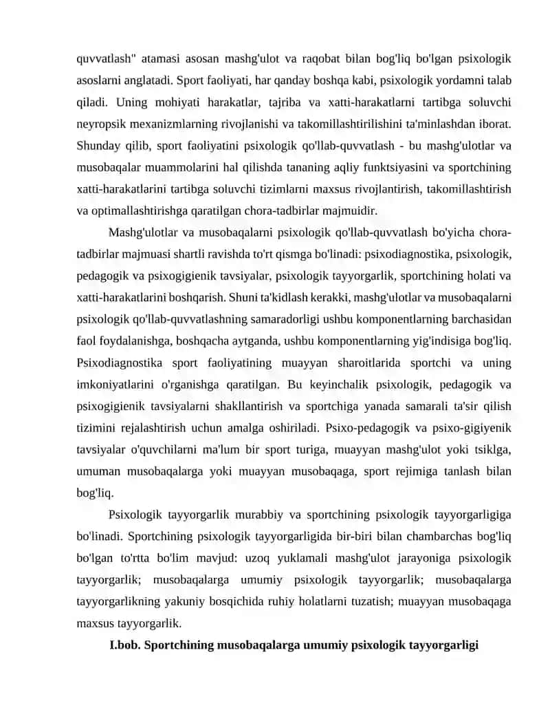 SPORTCHILARNING TEXNIK TAYYORGARLIGI VA UNING PSIXOLOGIK XUSUSIYATLARI 3