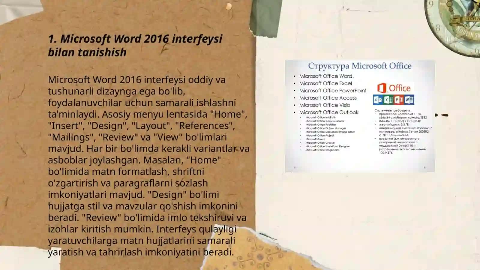 Microsoft office word 2016 bilan ishlash 3