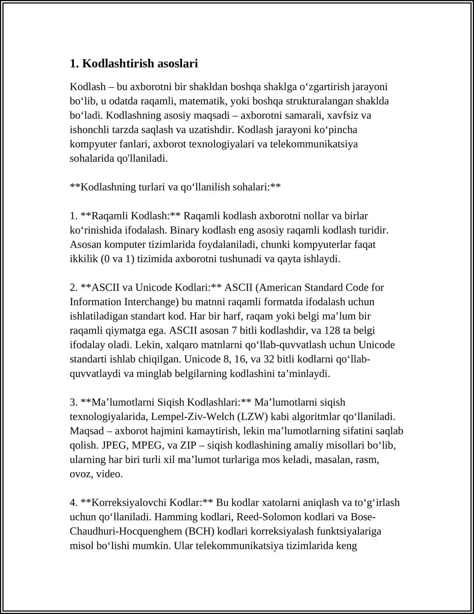 KODLAR 3