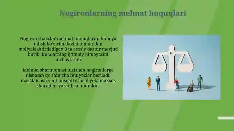 Nogironlarning mehnat huquqlari 3