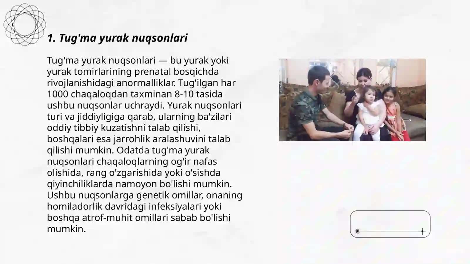 Tug'ma anomaliyalar. Chala tug'ilganlardagi buzilishlar 3