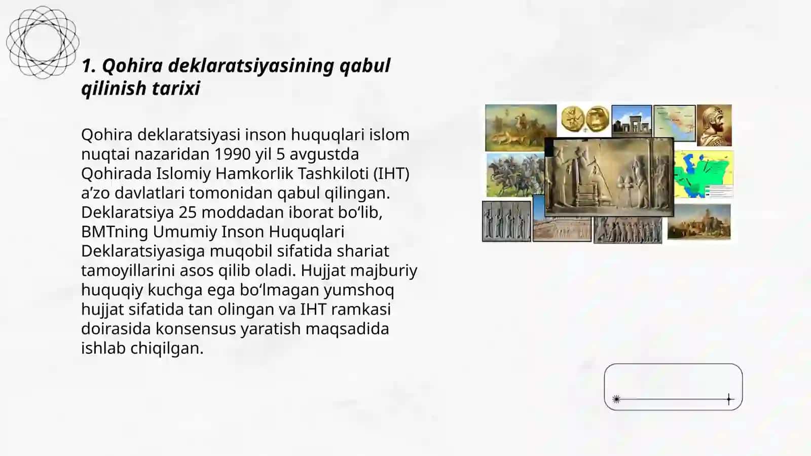 Qohira deklaratsiyasi tarixi va mazmuni 3