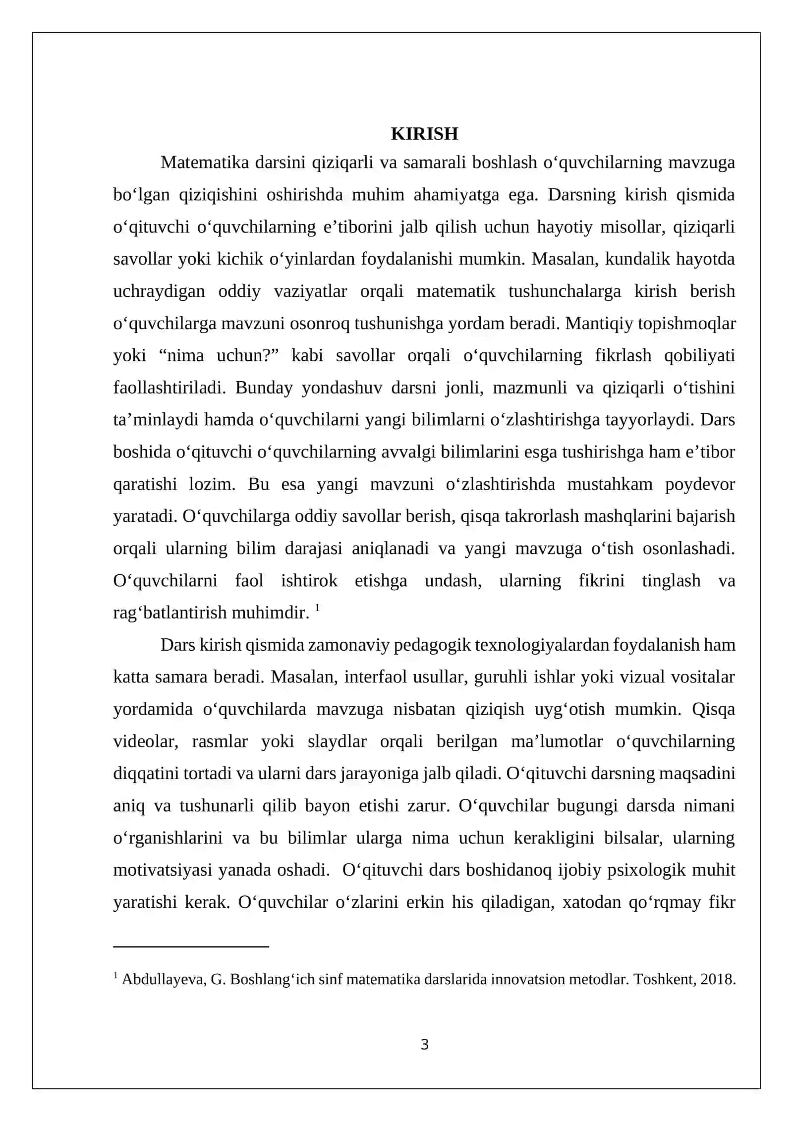 Matematika darslarida qiziqarli narsalardan foydalanish 3