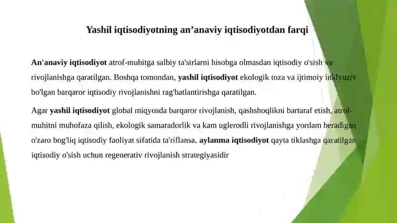YASHIL IQTISODIYOT KURSINING PREDMETI VA METODI 3