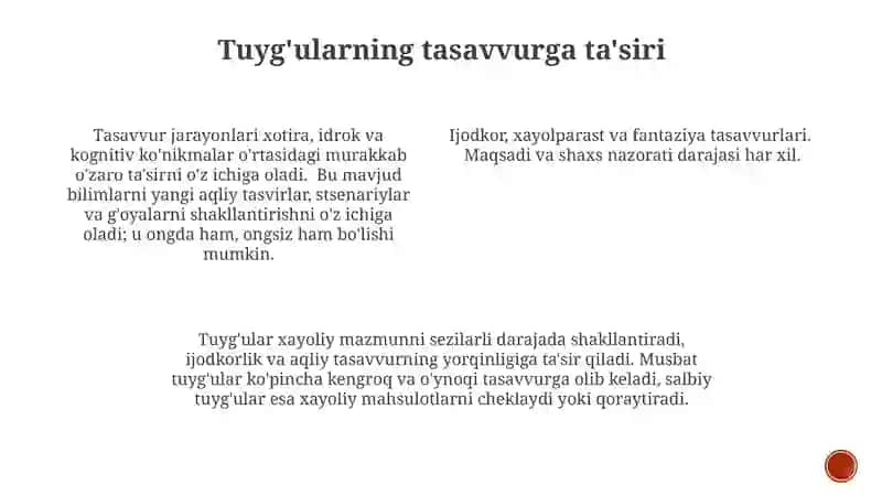 Xayol jarayonlari va xayol turlari 3