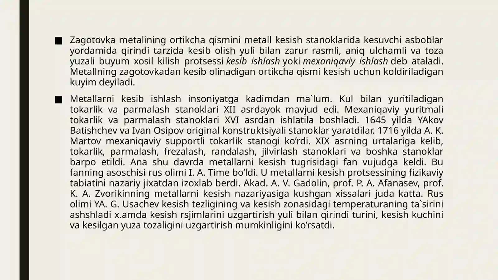 Metallarni kesib ishlash frezalash dastgohi 3