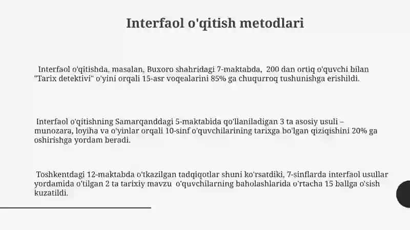 Tarix o'qitish metodikasi va uning turlari 3