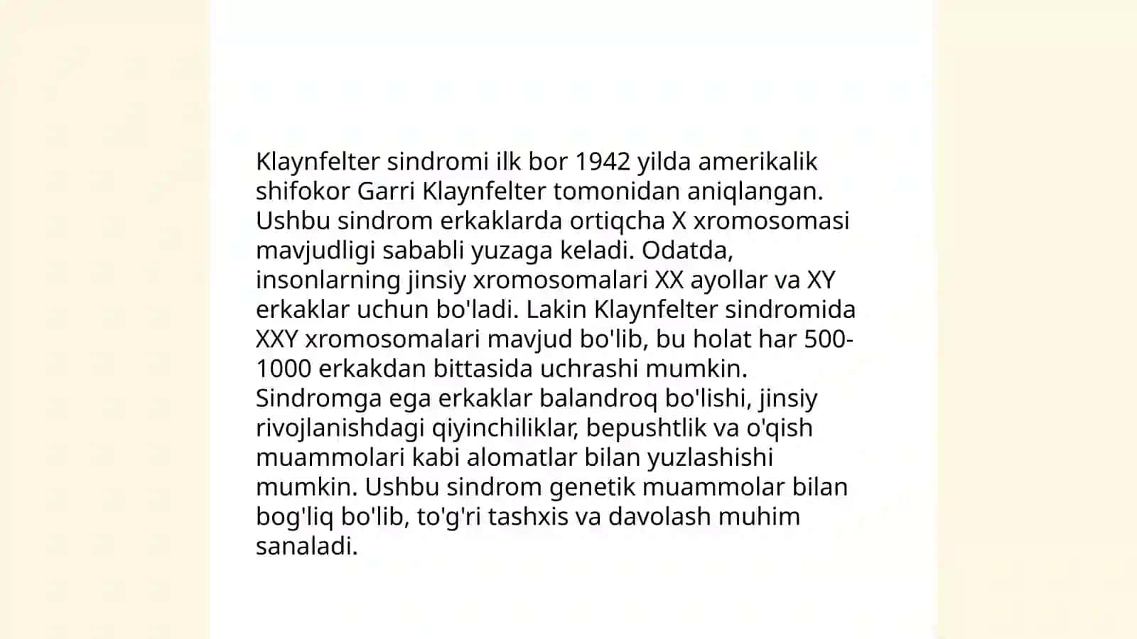 Klaynfelter sindromi 3